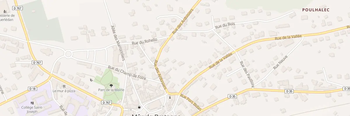 Plan du 8 Rue des Ardoisiers Mur de Bre à Guerlédan