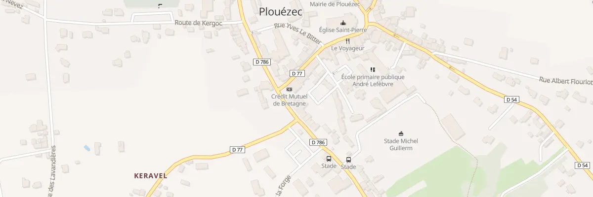 Plan du 1 Route de Saint Brieuc à Plouézec