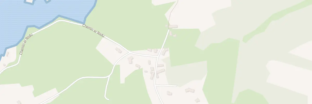 Plan du 14 Che Er Rodu à Locmariaquer