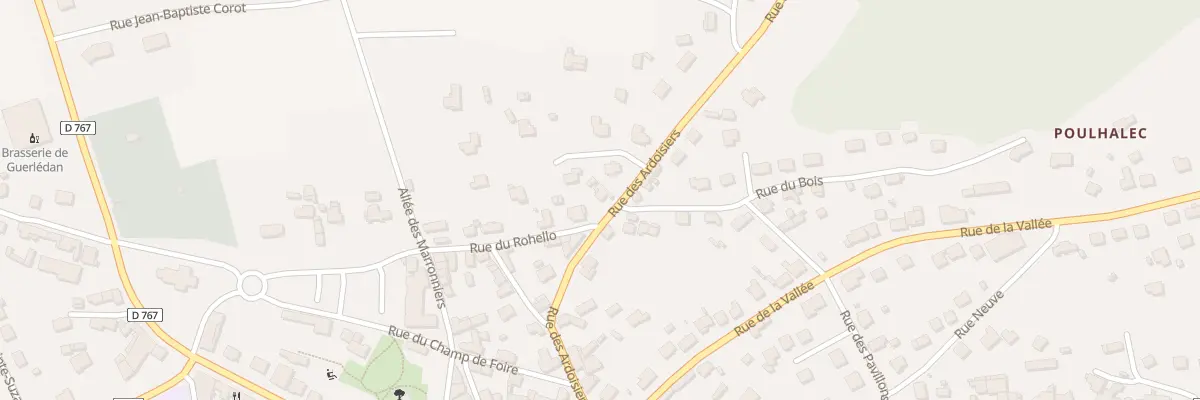 Plan du 15 Rue des Ardoisiers Mur de Bre à Guerlédan
