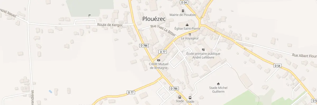 Plan du 5232 Le Bourg à Plouézec