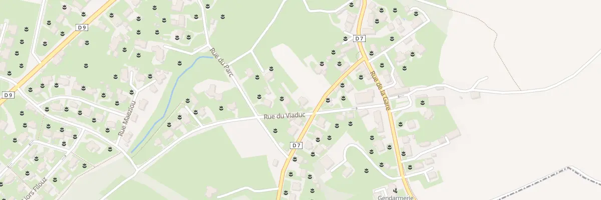Plan du 6 Rue Pasteur à Lanvollon