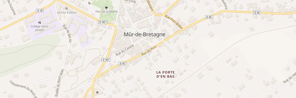 Plan du 17 Rue du Port à Guerlédan
