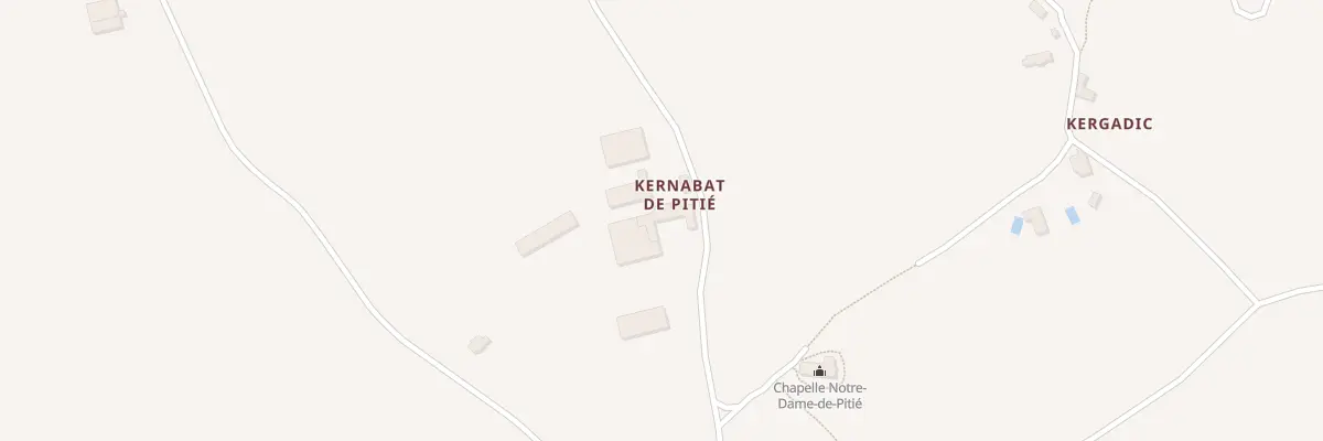 Plan du 5290 Kernabat de Pitie à Boqueho