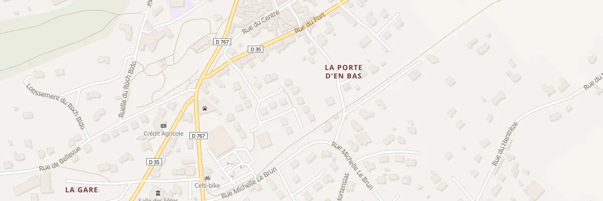 Plan du 6 Cité de Pors Coz Tad à Guerlédan