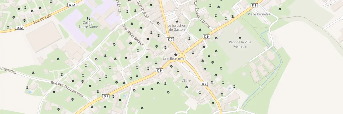 Plan du 6 Rue Fardel à Lanvollon