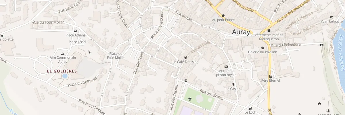 Plan du 5 Rue du Four du Roy à Auray