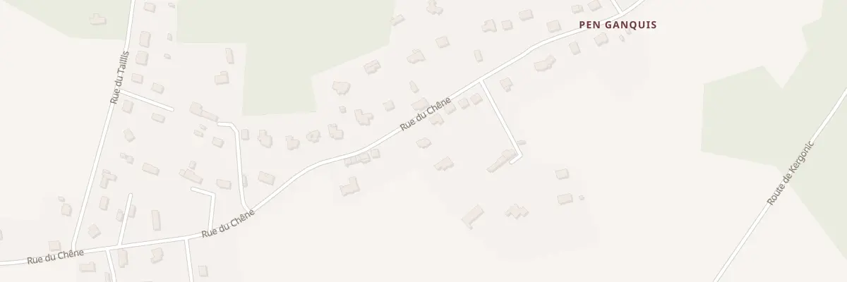 Plan du 37 Rue du Chene à Camors