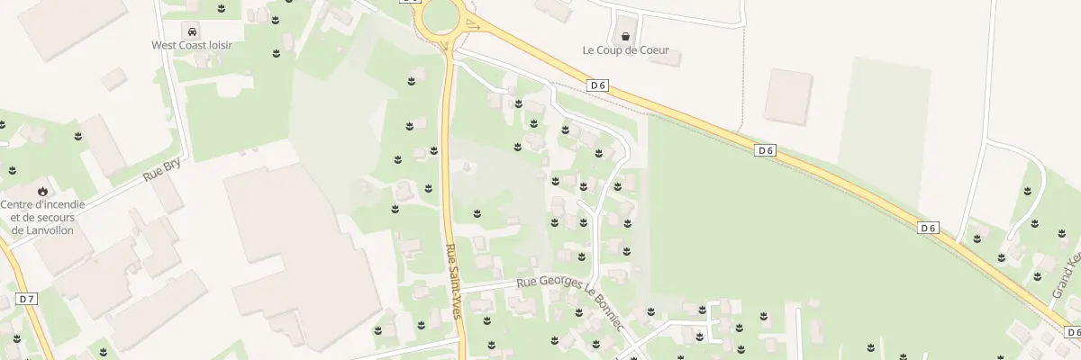 Plan du 38 Rue St Yves à Lanvollon