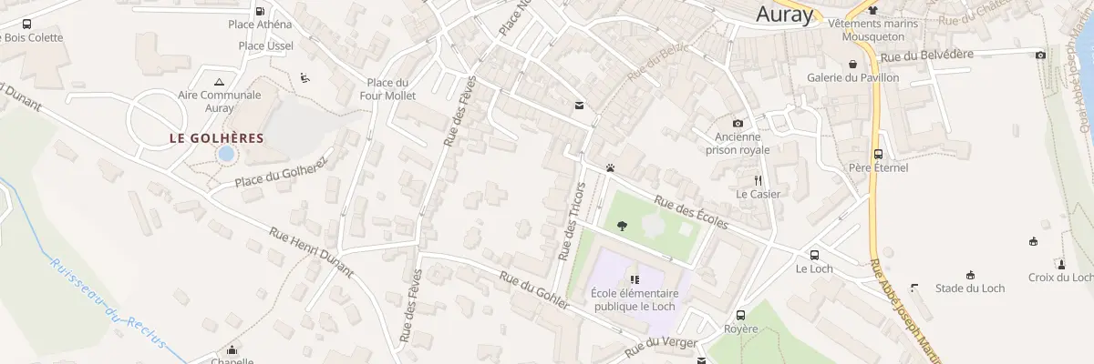 Plan du 8 Rue des Tricors à Auray