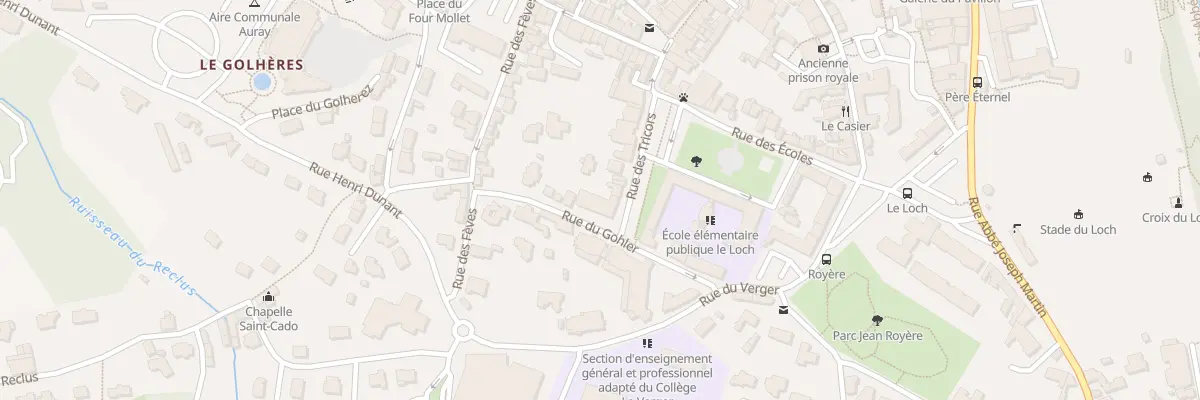 Plan du 1 Rue du Gohler à Auray