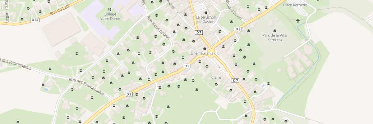 Plan du 5382 Rue Fardel à Lanvollon