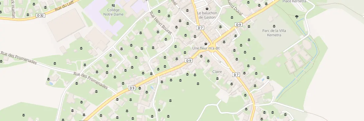 Plan du 22 Rue Fardel à Lanvollon