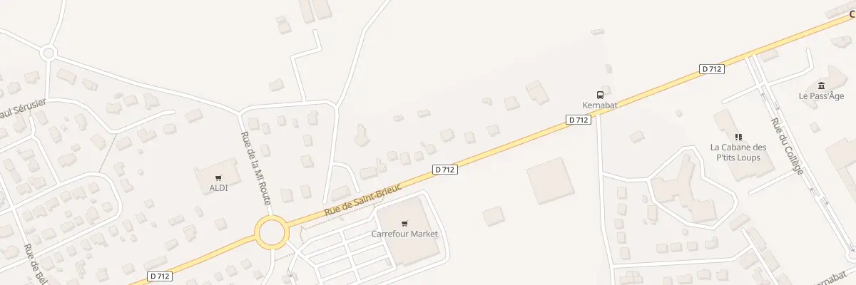 Plan du 29 Rue de Saint Brieuc à Châtelaudren-Plouagat
