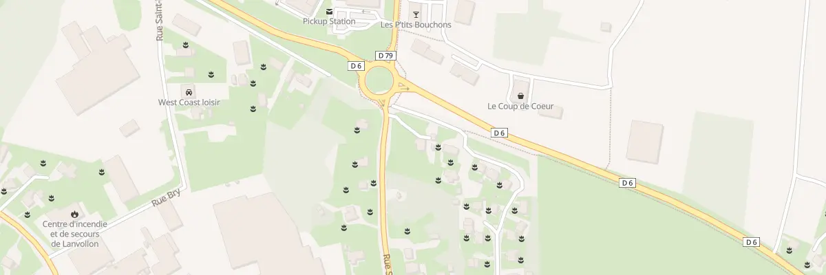 Plan du 44 Rue Saint Yves à Lanvollon