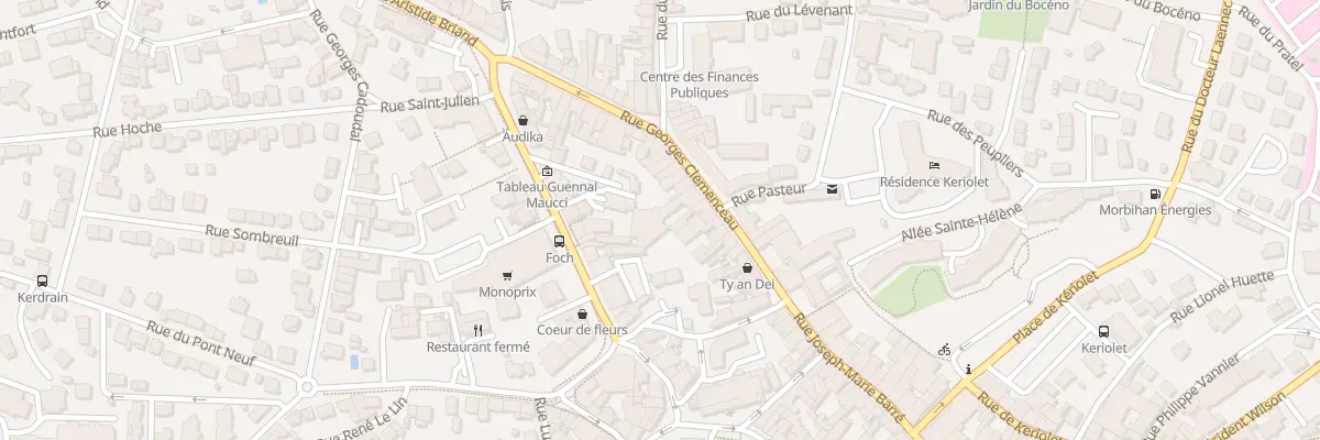 Plan du 37 Rue Georges Clemenceau à Auray