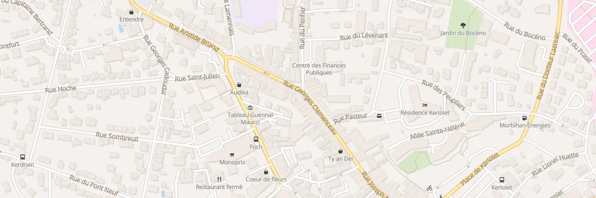 Plan du 53 Rue Georges Clemenceau à Auray