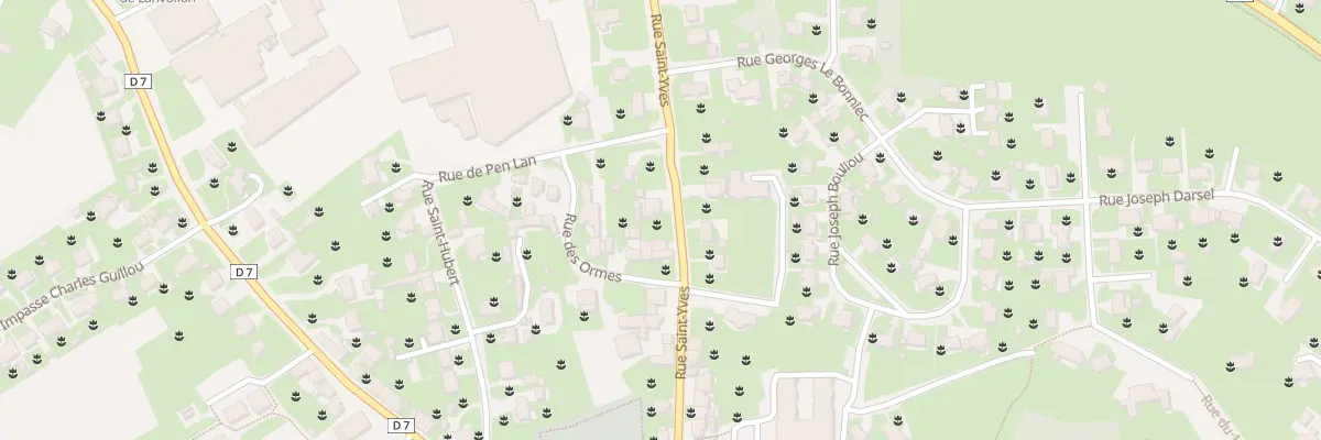 Plan du 23 Rue Saint Yves à Lanvollon