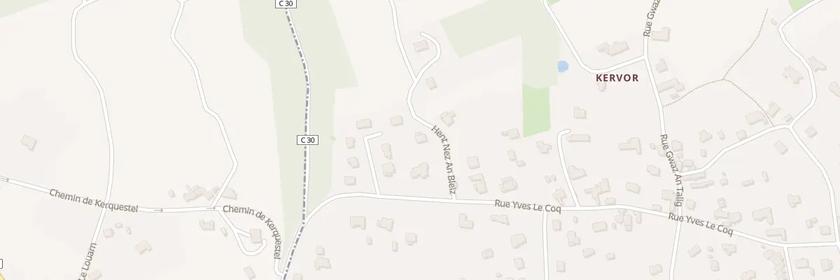 Plan du 6 Rue Hent Park Nevez à Plouézec