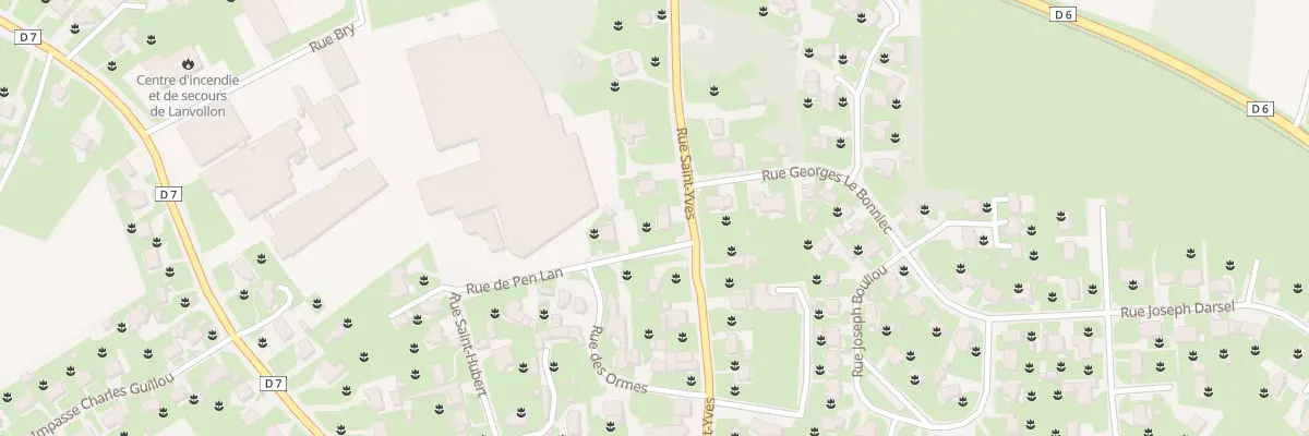 Plan du 25B Rue St Yves à Lanvollon