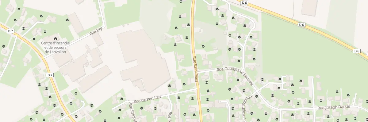 Plan du 29 Rue Saint Yves à Lanvollon