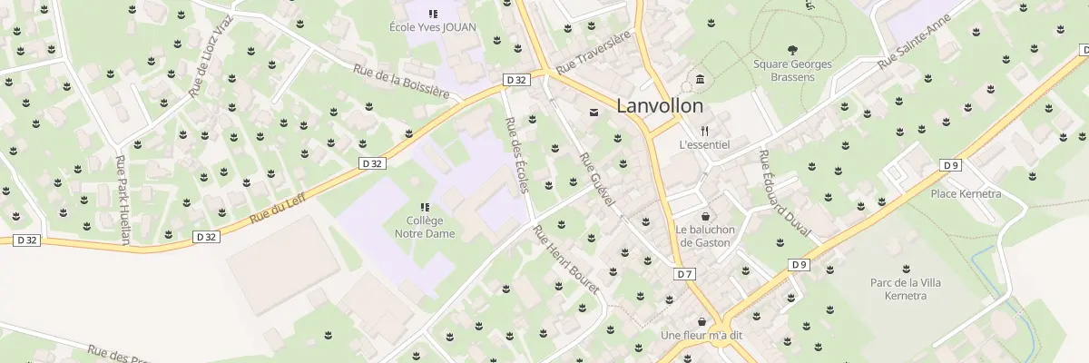 Plan du 4 Rue St Vincent à Lanvollon