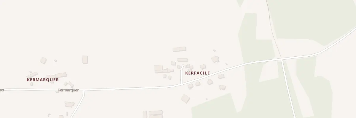 Plan du 11 Ham de Kerfacile à Crach