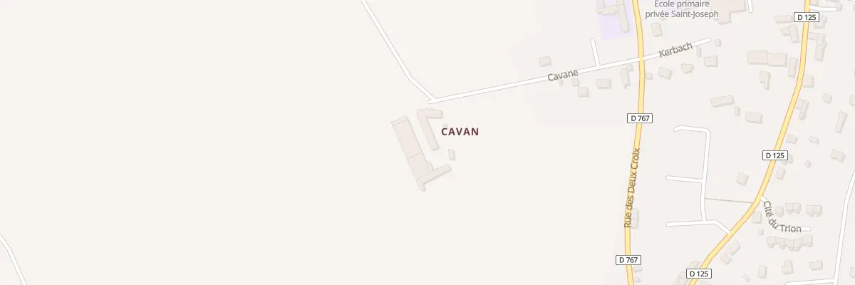 Plan du 5070F Cavannes à Neulliac