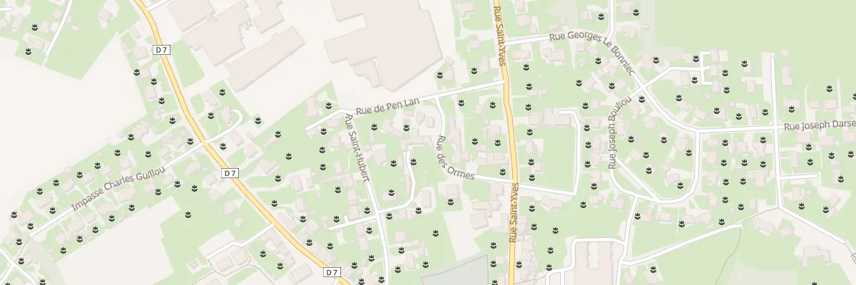 Plan du 7 Rue des Ormes à Lanvollon