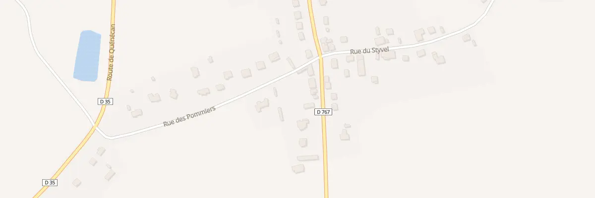 Plan du 44 Rue de Pontivy à Guerlédan
