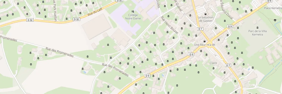 Plan du 5 Rue Saint Vincent à Lanvollon