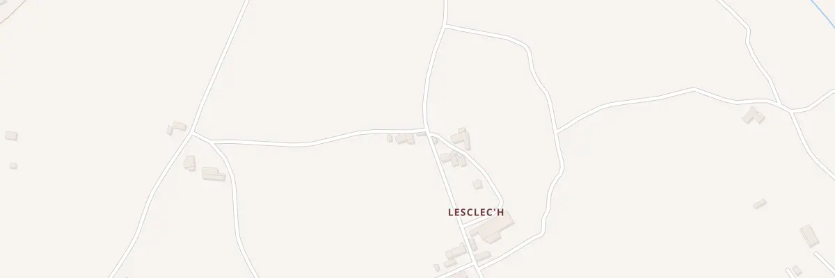 Plan du 2 Les Clech à Pléhédel