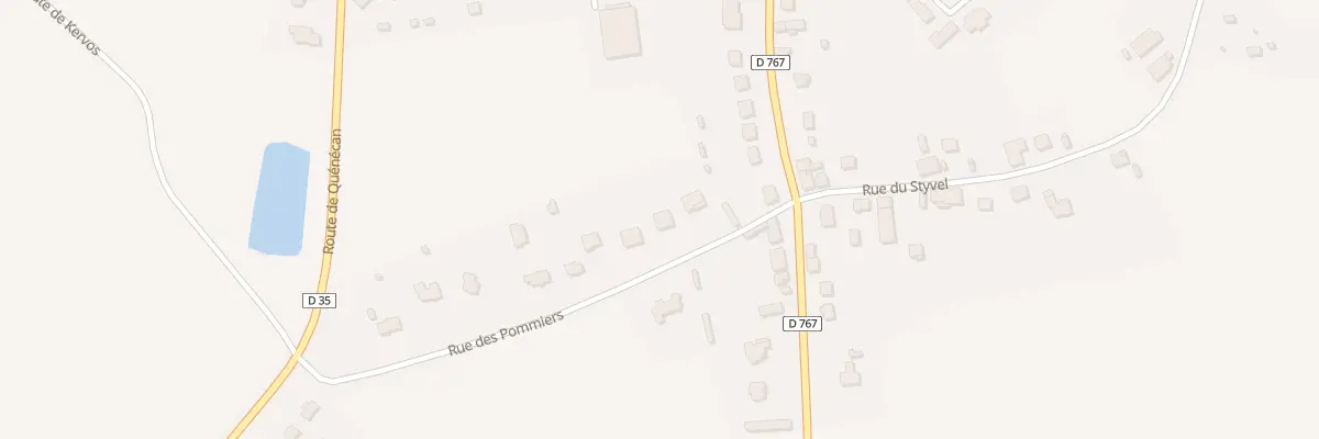 Plan du 4 Rue des Pommiers à Guerlédan