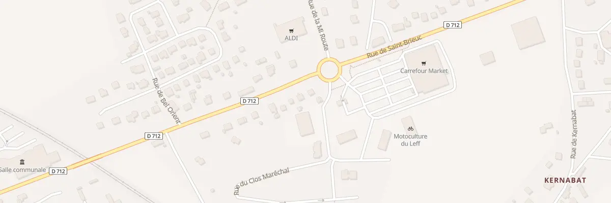 Plan du 26 Rue de Saint Brieuc à Châtelaudren-Plouagat