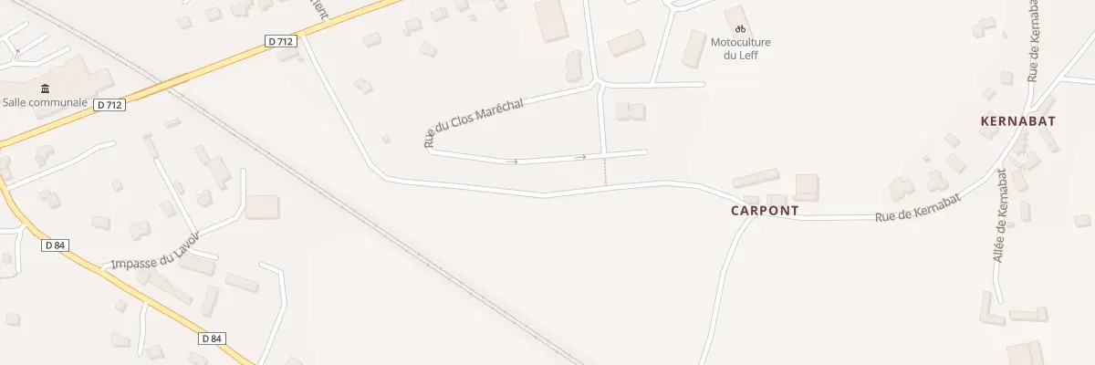 Plan du 30 Rue du Clos Maréchal à Châtelaudren-Plouagat