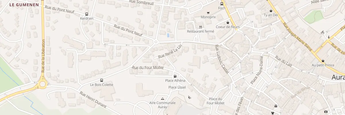 Plan du 5 Rue Rene le Lin à Auray