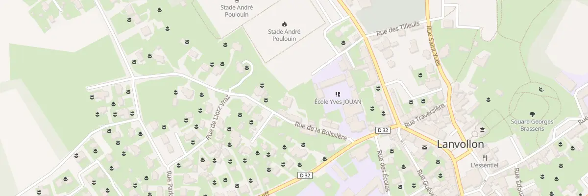 Plan du 8 Rue de la Boissière à Lanvollon