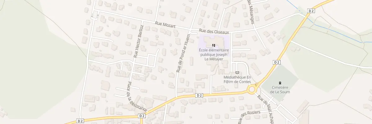 Plan du 4 Rue de Pont Er Huern au Sourn