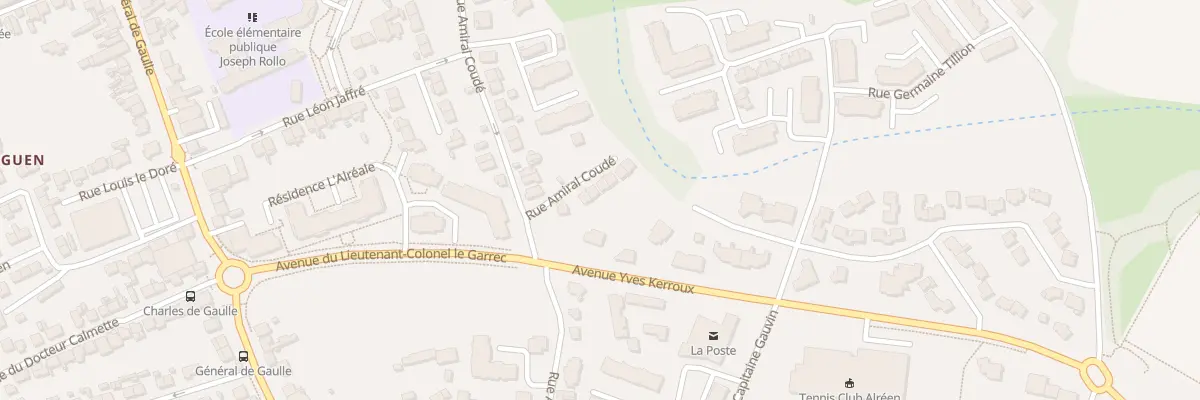 Plan du 28B Rue Amiral Coude à Auray