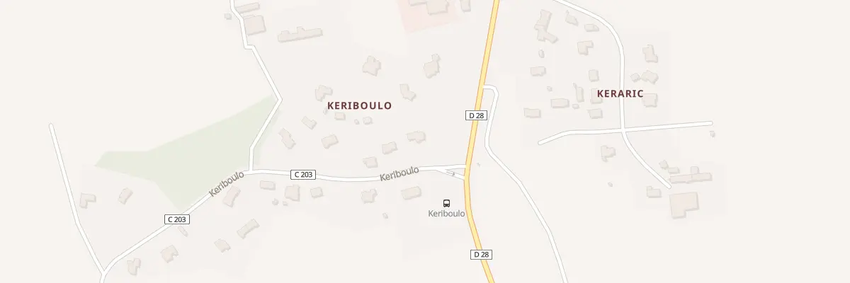 Plan du 2 Ham de Keriboulo à Crach