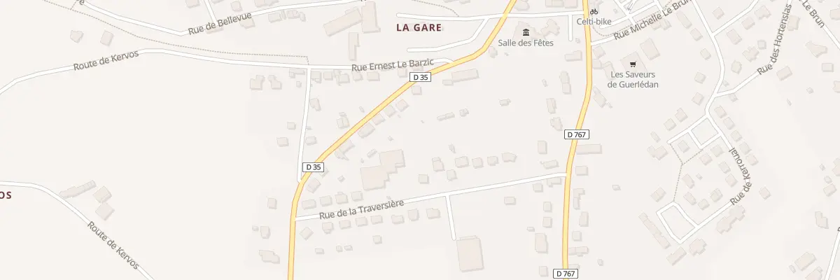 Plan du 7 Rte de Quenecan à Guerlédan