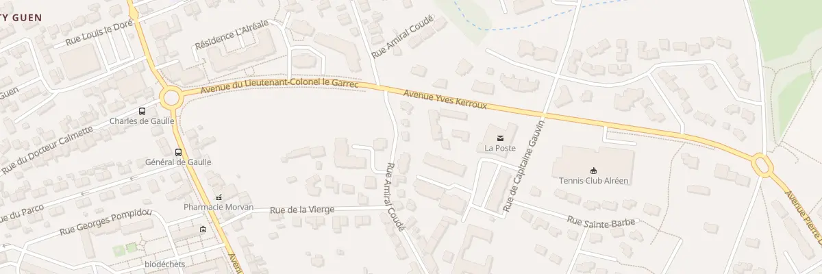 Plan du 22 Rue Amiral Coude à Auray