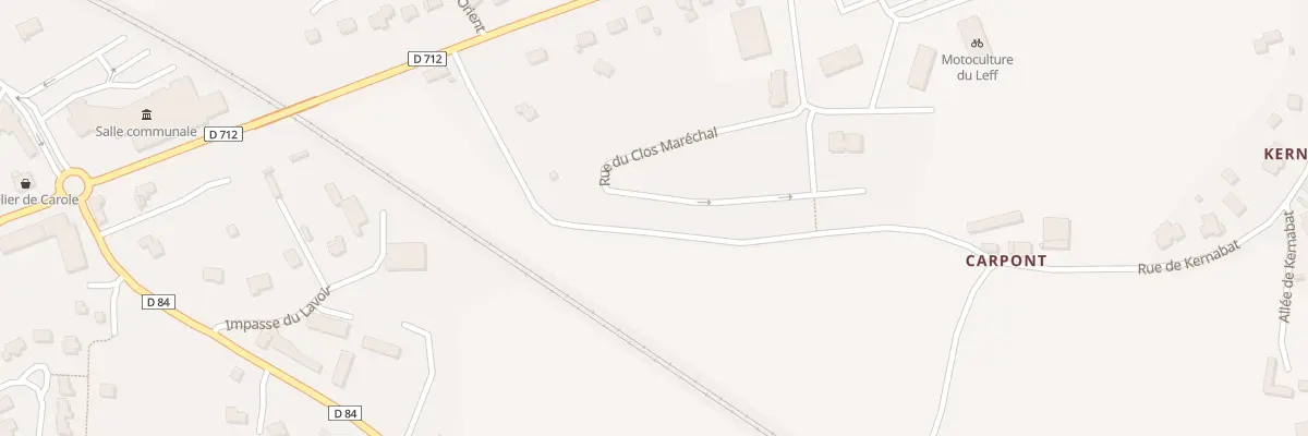 Plan du 24 Rue du Clos Maréchal à Châtelaudren-Plouagat