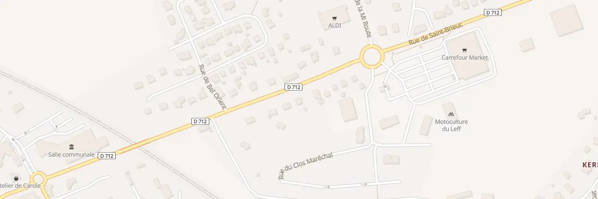 Plan du 18 Rue de Saint Brieuc à Châtelaudren-Plouagat