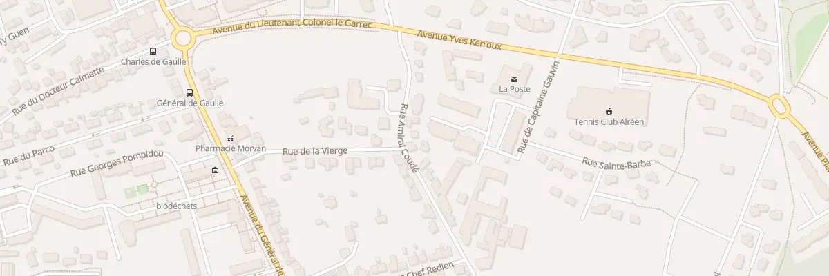 Plan du 16 Rue Amiral Coude à Auray