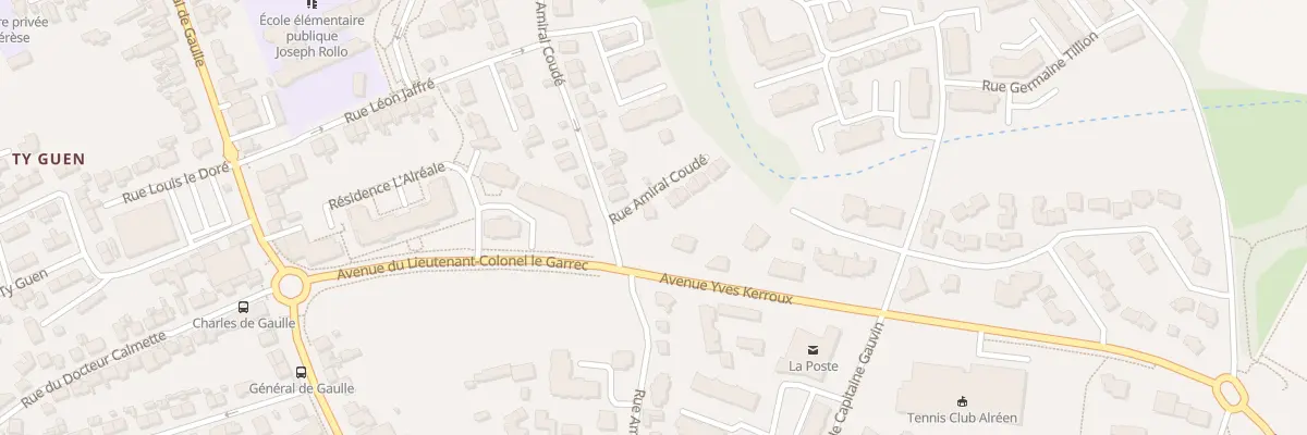 Plan du 28 Rue Amiral Coude à Auray