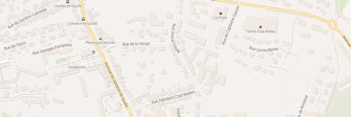 Plan du 7 Rue Amiral Coude à Auray