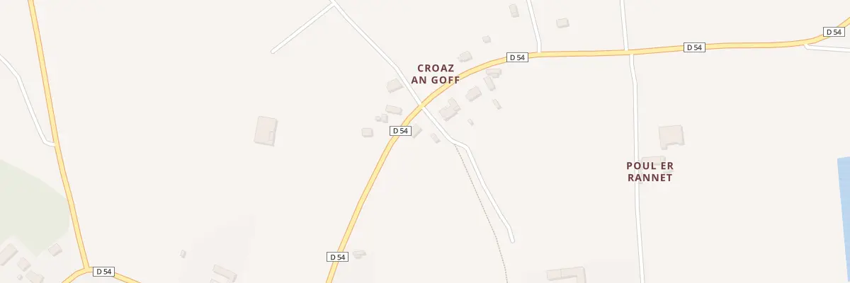 Plan du 5296 Croas An Goff à Pléhédel
