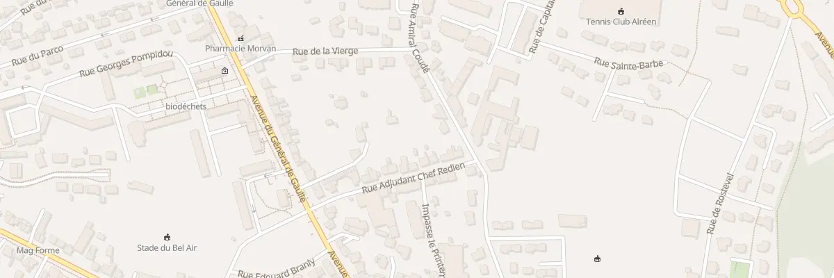 Plan du 17 Rue Adjudant Redien à Auray