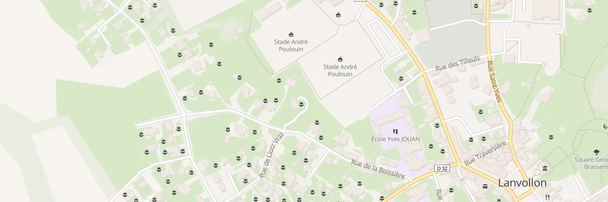 Plan du 12B Rue de la Boissière à Lanvollon